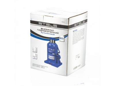 Домкрат гидравлический бутылочный, 50 т, h подъема 280-450 мм Stels