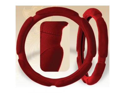 Оплетка на руль "PSV" PUMA (Красный) L