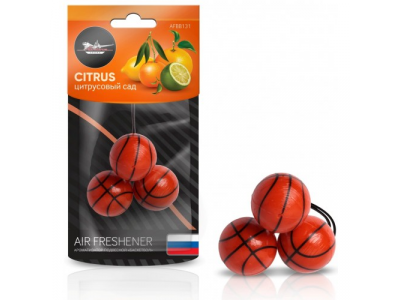 Ароматизатор подвесной Баскетбол цитрусовый сад