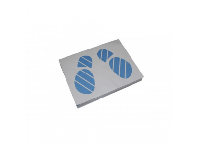 Коврики бумажные двухслойные "Следы ног" (405х500 мм) 500 шт.