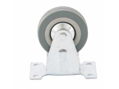 Колесо неповоротное d-50 мм., крепление платформенное СИБРТЕХ