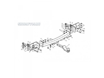 Фаркоп на BMW X5 E53 SUV 2000-2007гг.