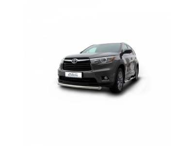 Защита переднего бампера Arbori d76 радиусная TOYOTA HIGHLANDER 2014-