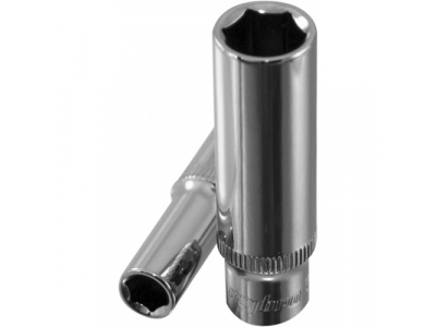 Головка торцевая глубокая 1/4"DR 9 мм, Ombra 114109