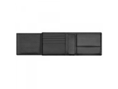 Кожаный кошелек Mercedes-Benz AMG Wallet, Black Lambskin, Restyle, артикул B66953227