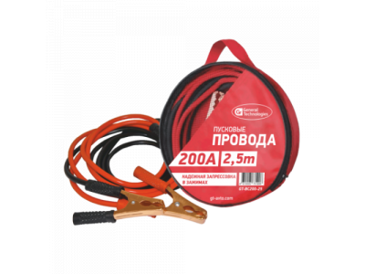 Провода вспомогательного пуска General Technologies 200A 2,5м gt-bc200-25 /24